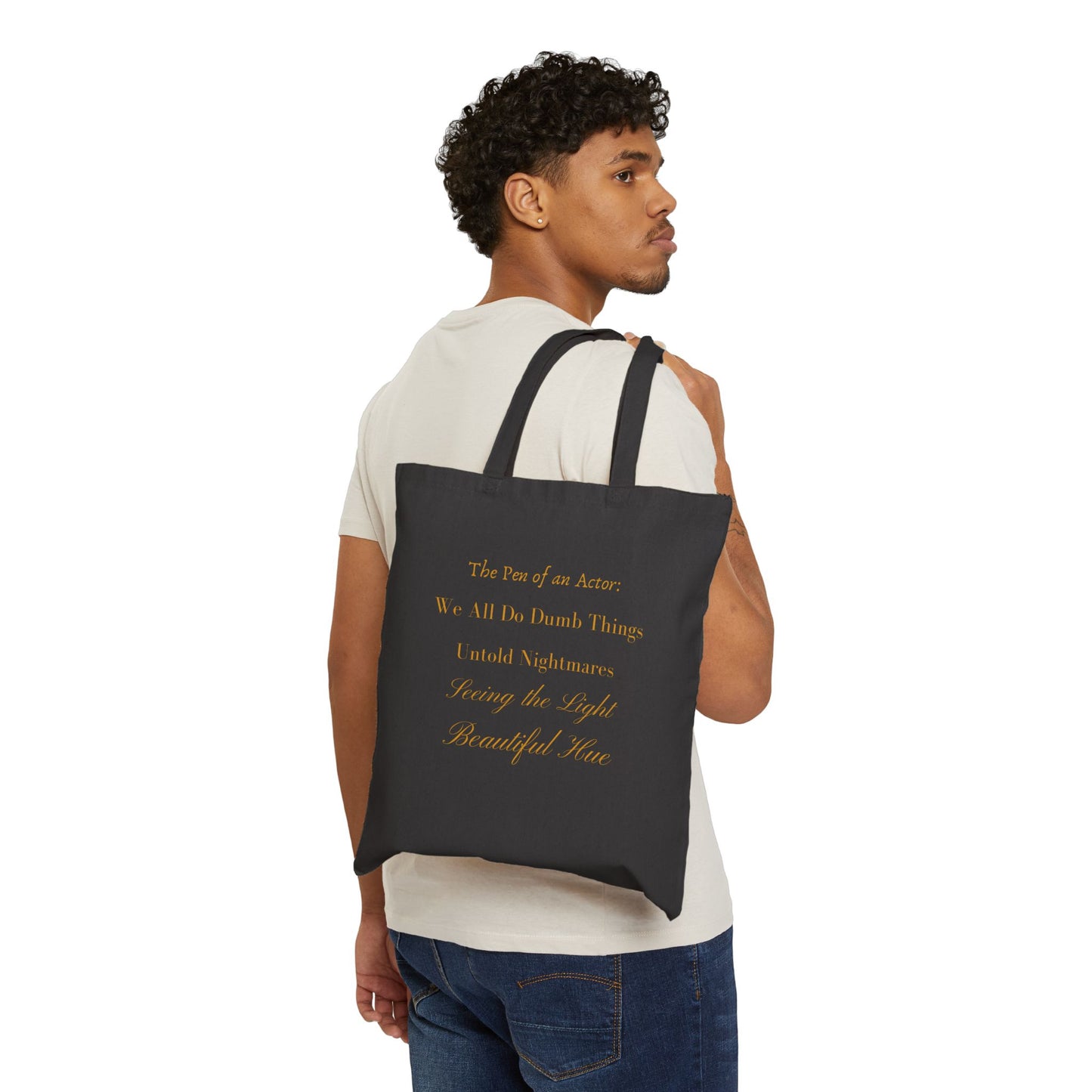 Canvas Tote Bag - Love in Color Vinyl Design