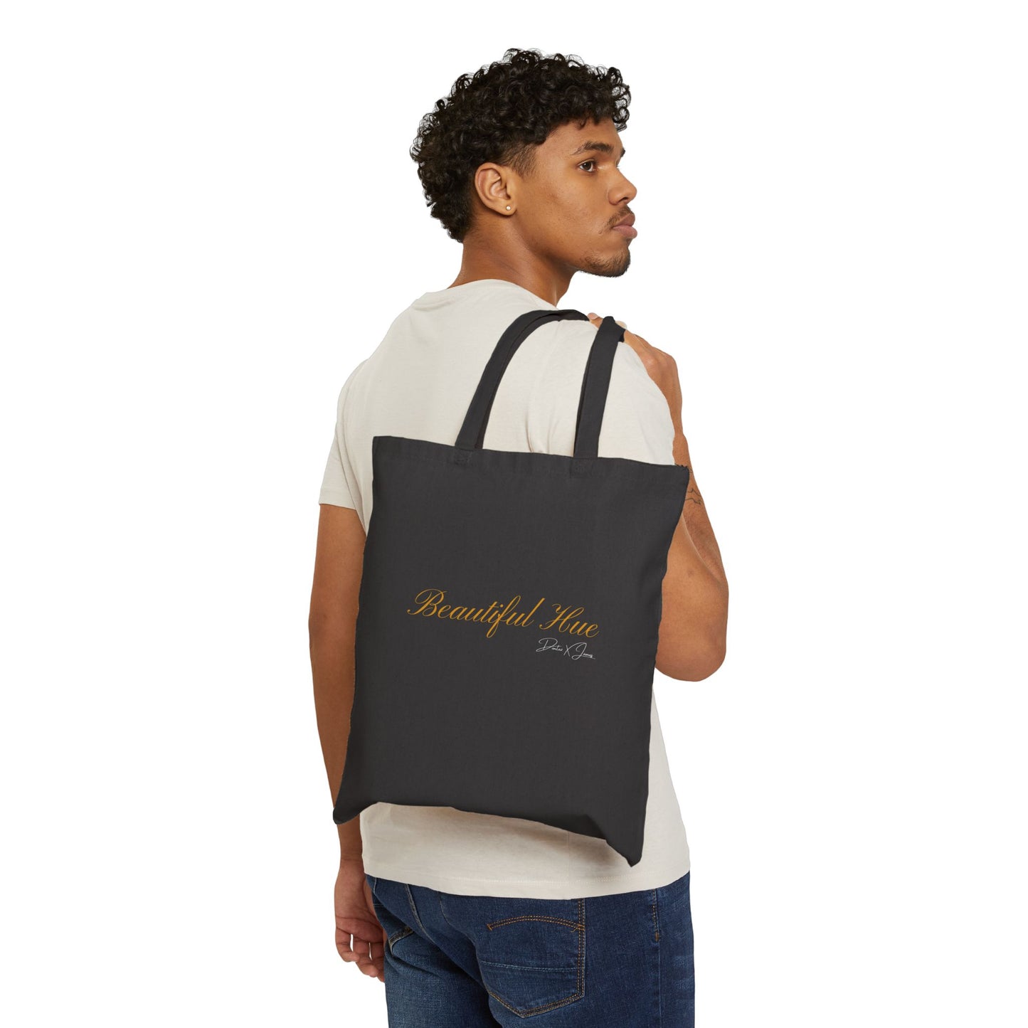 Canvas Tote Bag - Love in Color Vinyl Design